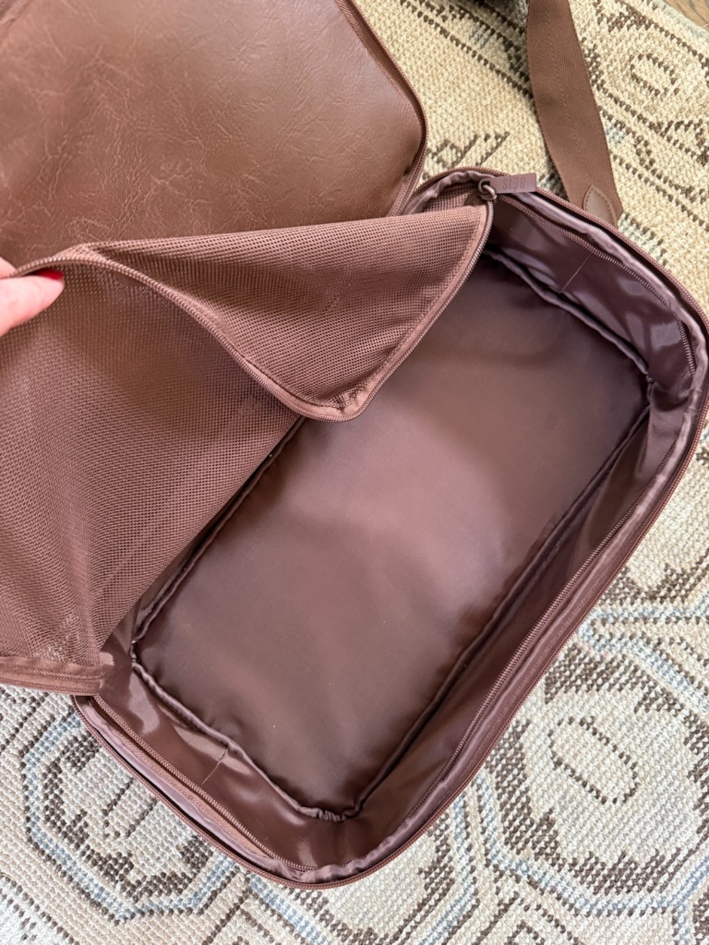 BEIS mini-weekender convertible bag in MAPLE - Picture 6 of 6